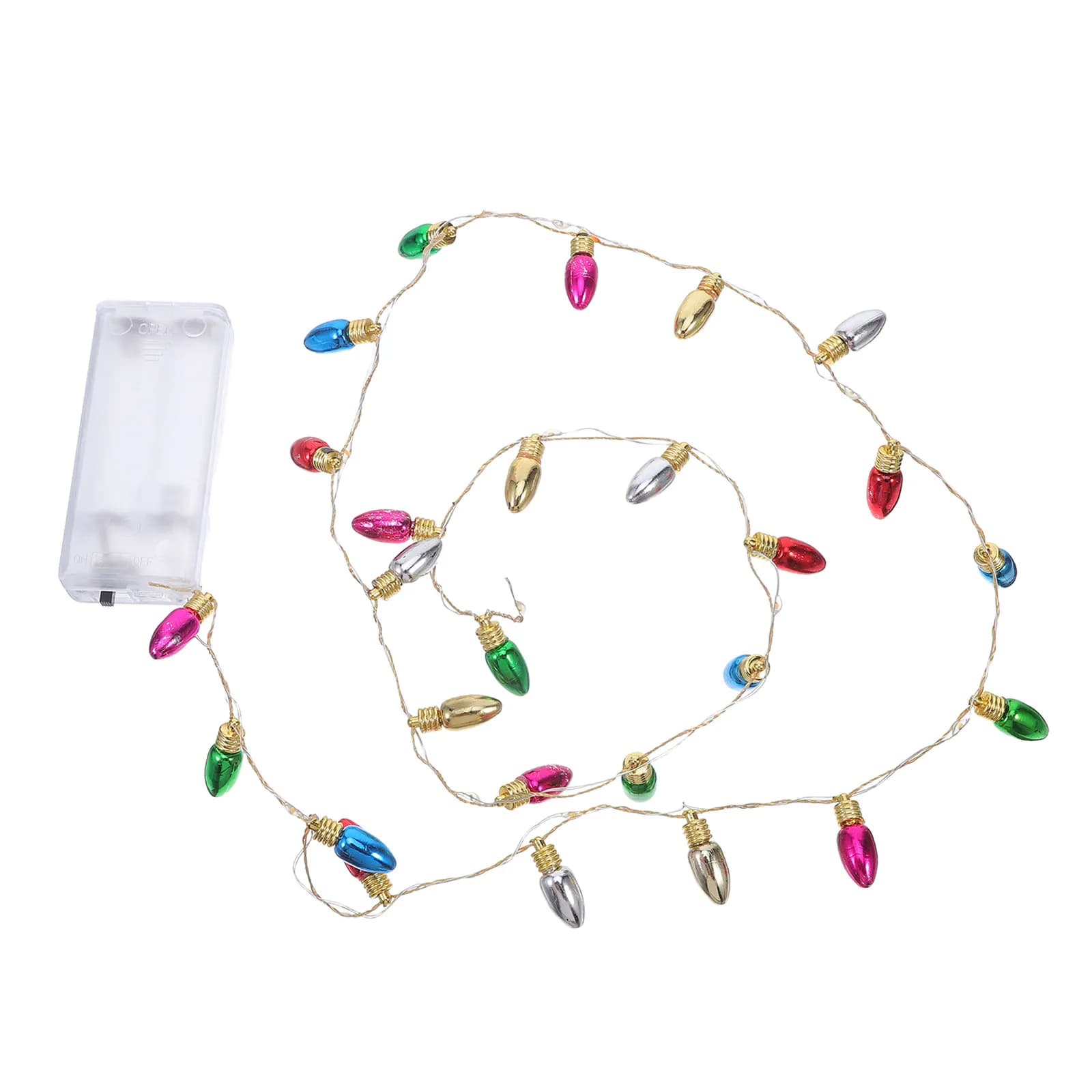 2 Pezzi Luci Natalizie in Miniatura 1m, Luci Fatate Vibranti e Piccole per Decorazione Casa delle Bambole, Mini Albero, Scenari Festivi, Micro