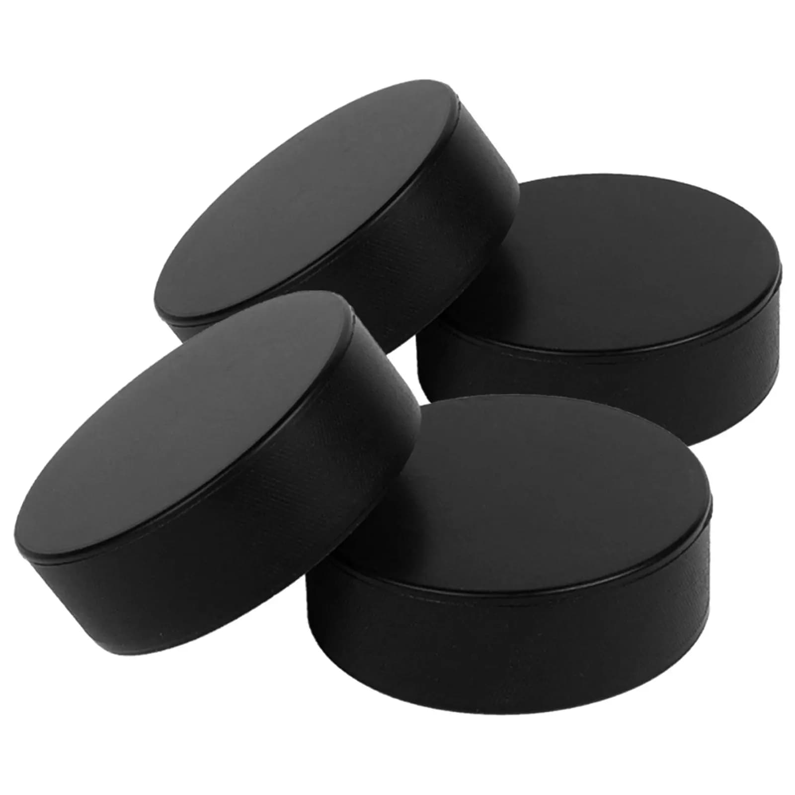 4 Pezzi Dischi da Hockey su Ghiaccio in Schiuma per Allenamento e Competizione, Attrezzatura per Pattinaggio a Rotelle e Sport all'Aperto