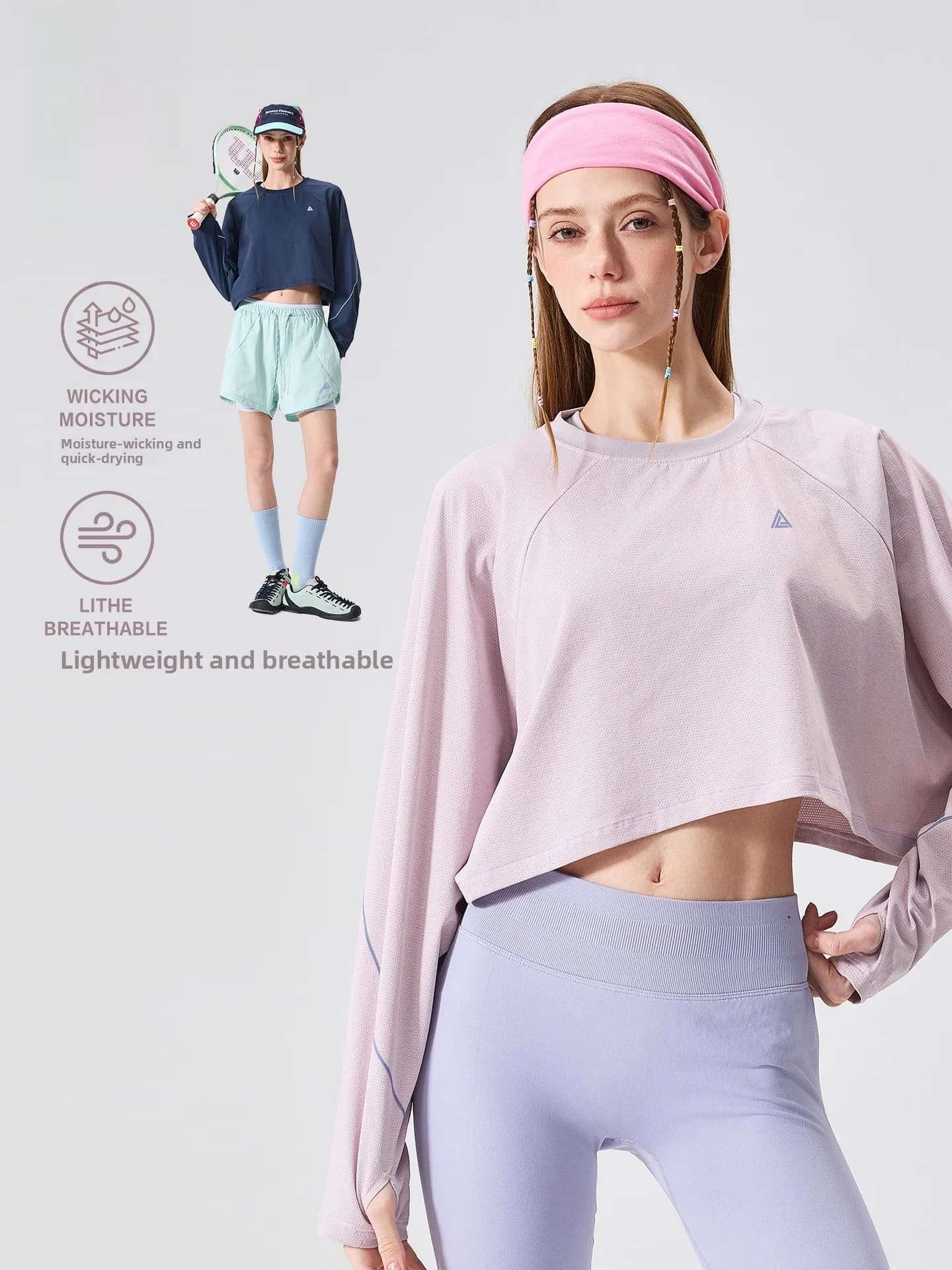LAZY DAY Lightweight Quick Dry Short Sleeve Fitness T-Shirt Women's Loose Breathable Sportswear Polyester Fiber round Neck
