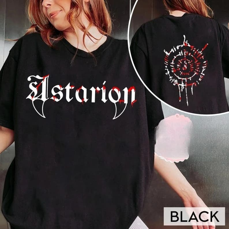 Astarion Baldurs Gate 3 Astarion Tee Video Game Cottont Shirt Astarion Rogue Vamp Graphic T Shirts Harajuku Summer Women Men Top