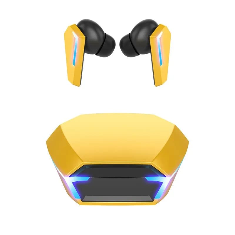 Cuffie da gioco wireless M10 Auricolari BT a bassa latenza con cancellazione del rumore Chipset LED JL IPX-6 Microfono impermeabile TWS