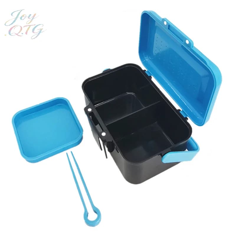 Multifunctional box with 2 Living baits, Red worms, Earth worms, Artificial baits, Fishing plastic boxes in Moscow, Bass, Tilapia, Carpa