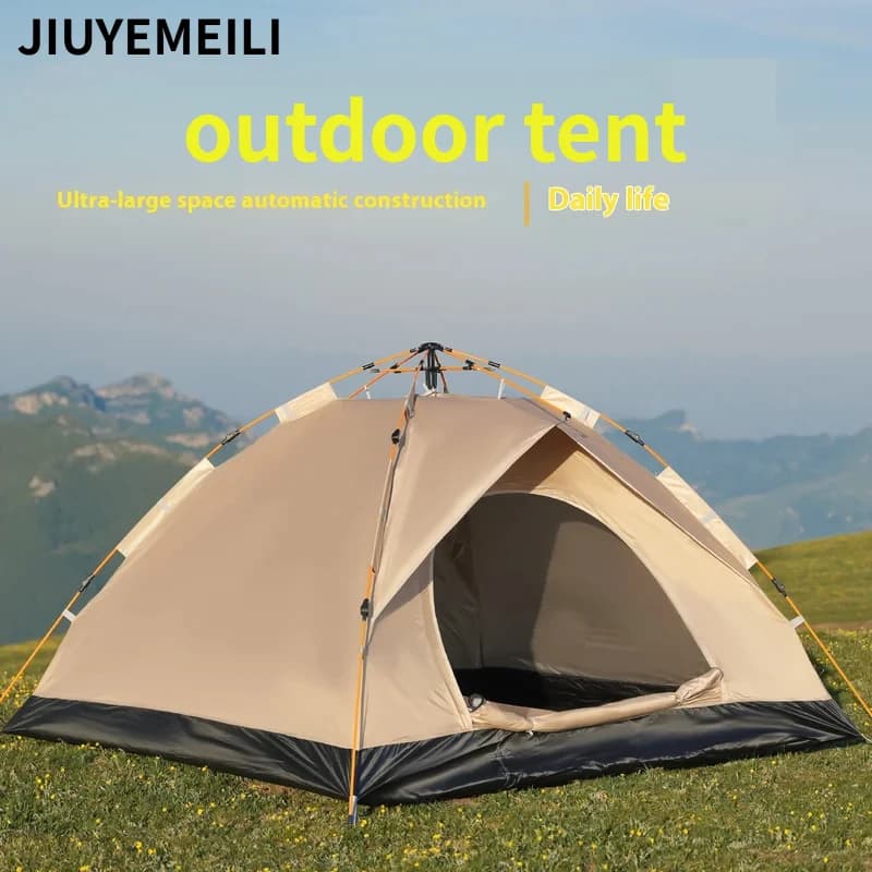 Portable Camping Tent Self-driving Travel Instant Tents For Outdoor Camping, Emergency Tent 4 Person Waterproof Family Tent