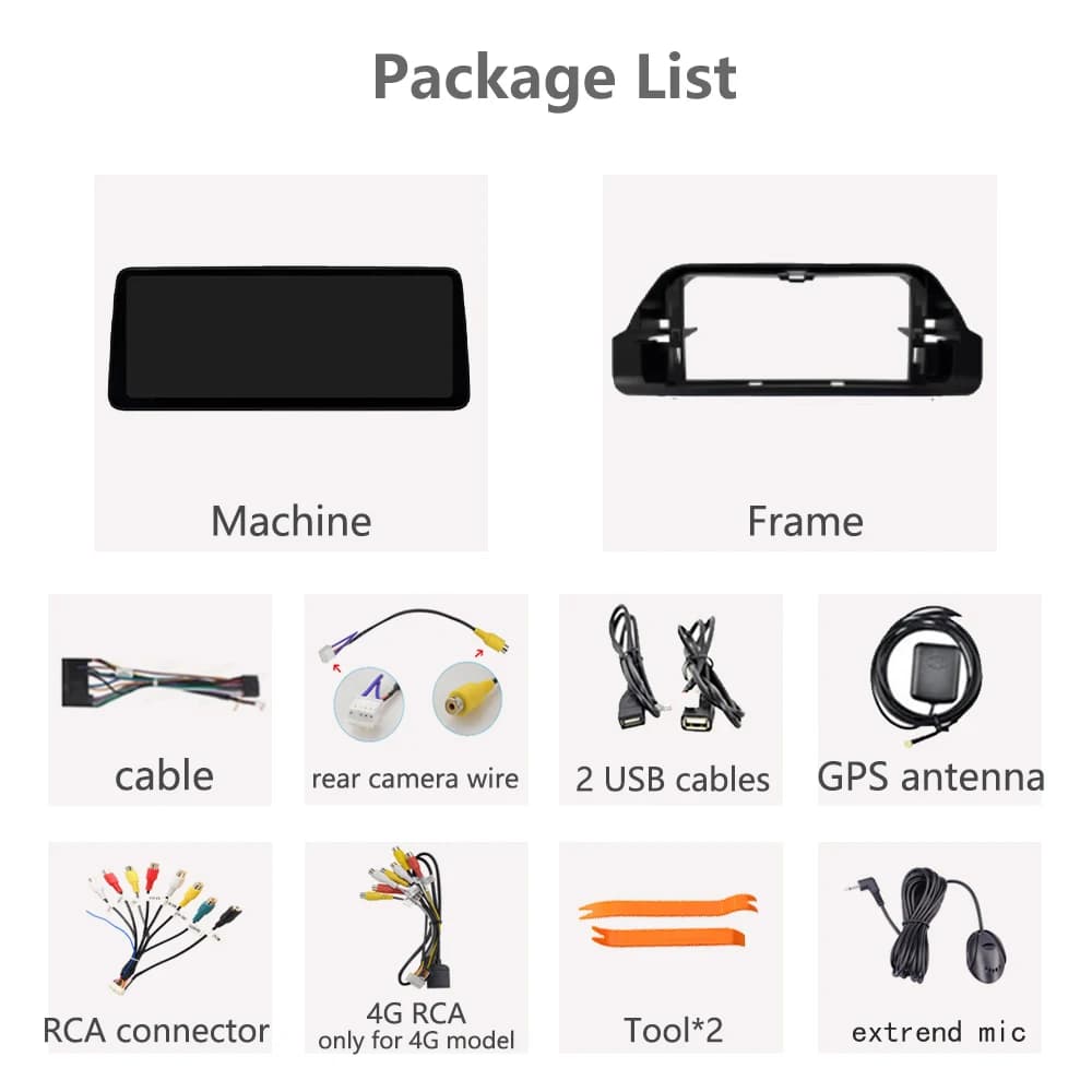 12.3'' GPS Navigation For Toyota RAV4 XA50 2018 2019 2020-2023 Android 16 Head Unit Car Video Player Multimedia Radio Carplay 4G