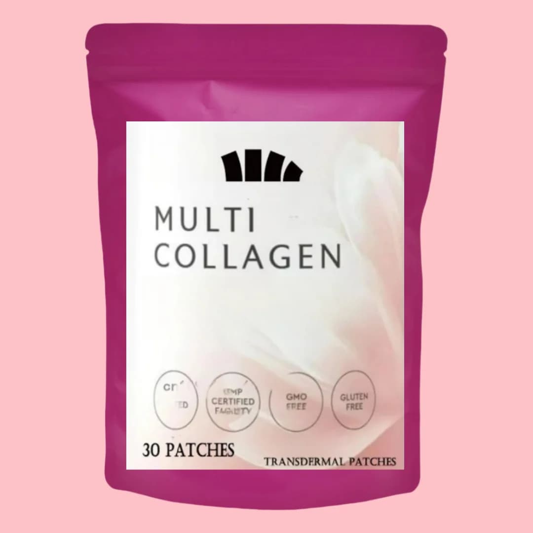 30 cerotti Peptidi multi-collagene Patch transdermiche Tipi I, Ii, Ii, V e X, Supporta pelli e unghie sane, Salute intestinale