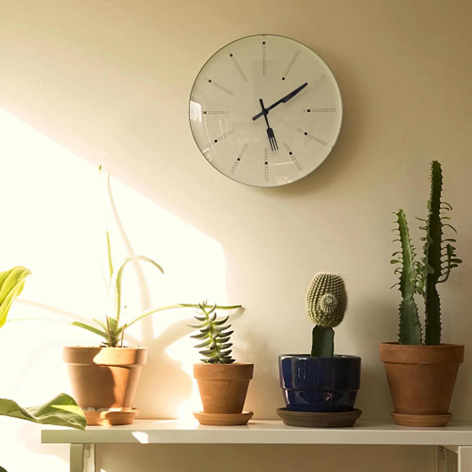 Set di Meccanismo per Orologio da Parete, Stile Semplice, Kit di Riparazione e Sostituzione Fai-da-Te con Lancette di Precisione