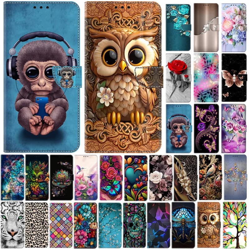 Custodia i17Pro Max Monkey per Apple iPhone 17 Pro Max Portafoglio con vernice Custodia in pelle con supporto flip per iPhone17 17Pro Max Custodia con libro