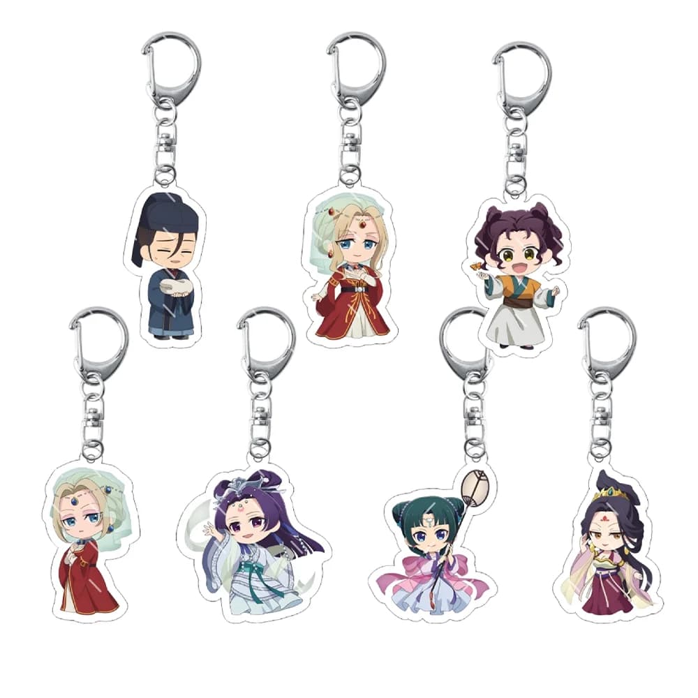 Portachiavi acrilico Maomao "Kusuriya no Hitorigoto" - 6 cm | Per borse, chiavi, zaini | Simpatico accessorio anime, regalo per le vacanze