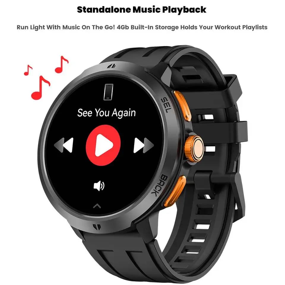 LEADOYS C33 Men's Sports Wrist Smartwatch 60 Days No Charging Swimming Racing with Music Free High Quality Shipping