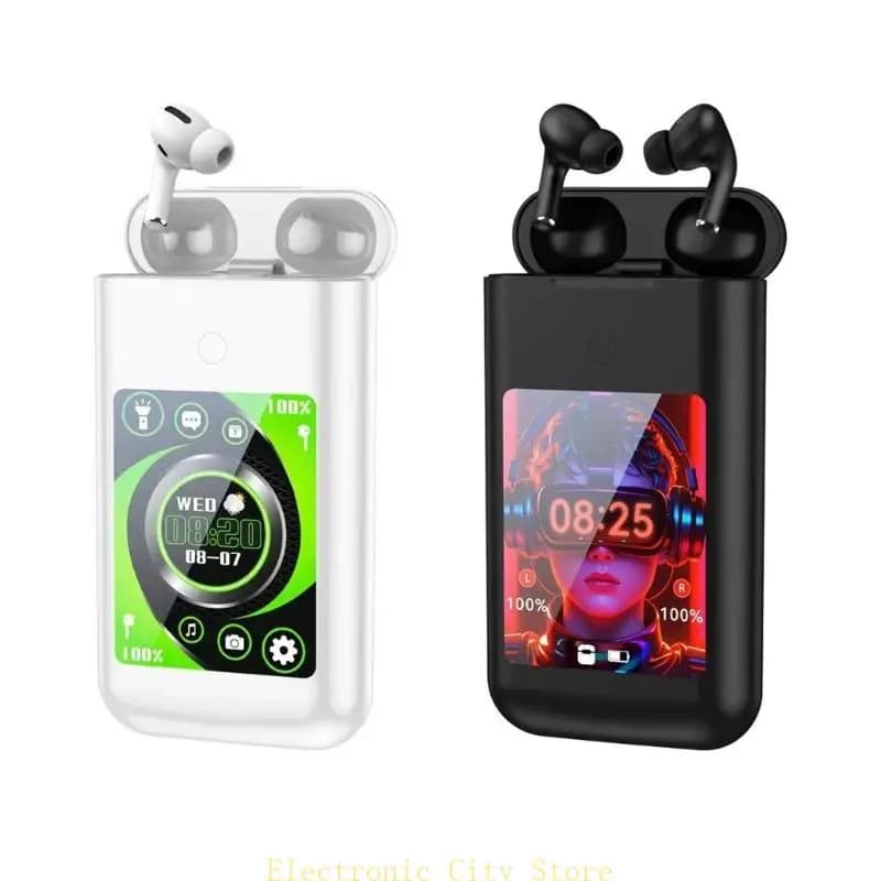 Auricolare tattile con schermo grande Batteria grande Funzione multipla Cuffie intrauricolari Caricabatterie Cuffie Cuffie da gioco musicali