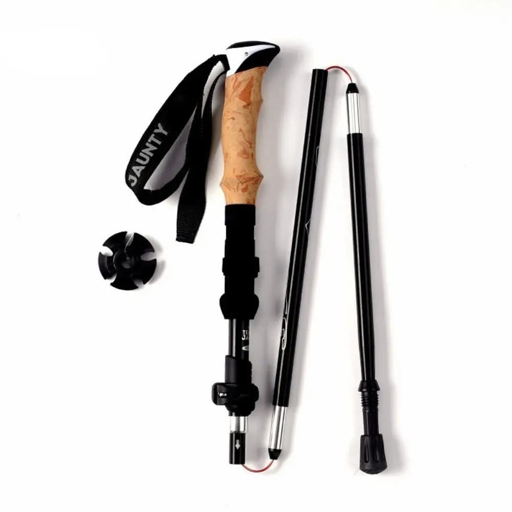 Trekking poles for outdoors in ultralight aluminium EVA Walking poles for 5 sections Fast adjustable telescopic locks for children