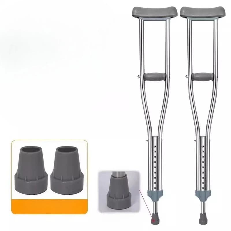 Durable and Lightweight Carbon Fiber Walking Stick with Anti-Slip Design for Elderly Injured Crutches for Support and Balance