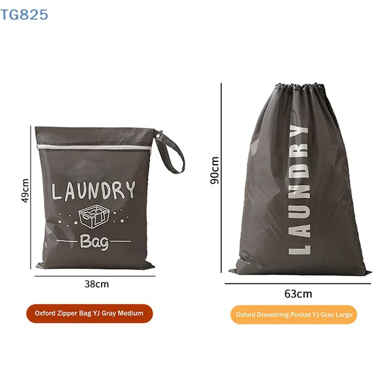【AN】Borsa portatile per riporre vestiti sporchi, borse per il bucato, custodia impermeabile in tessuto Oxford per il nuoto, borsa organizer per vestiti da fitness