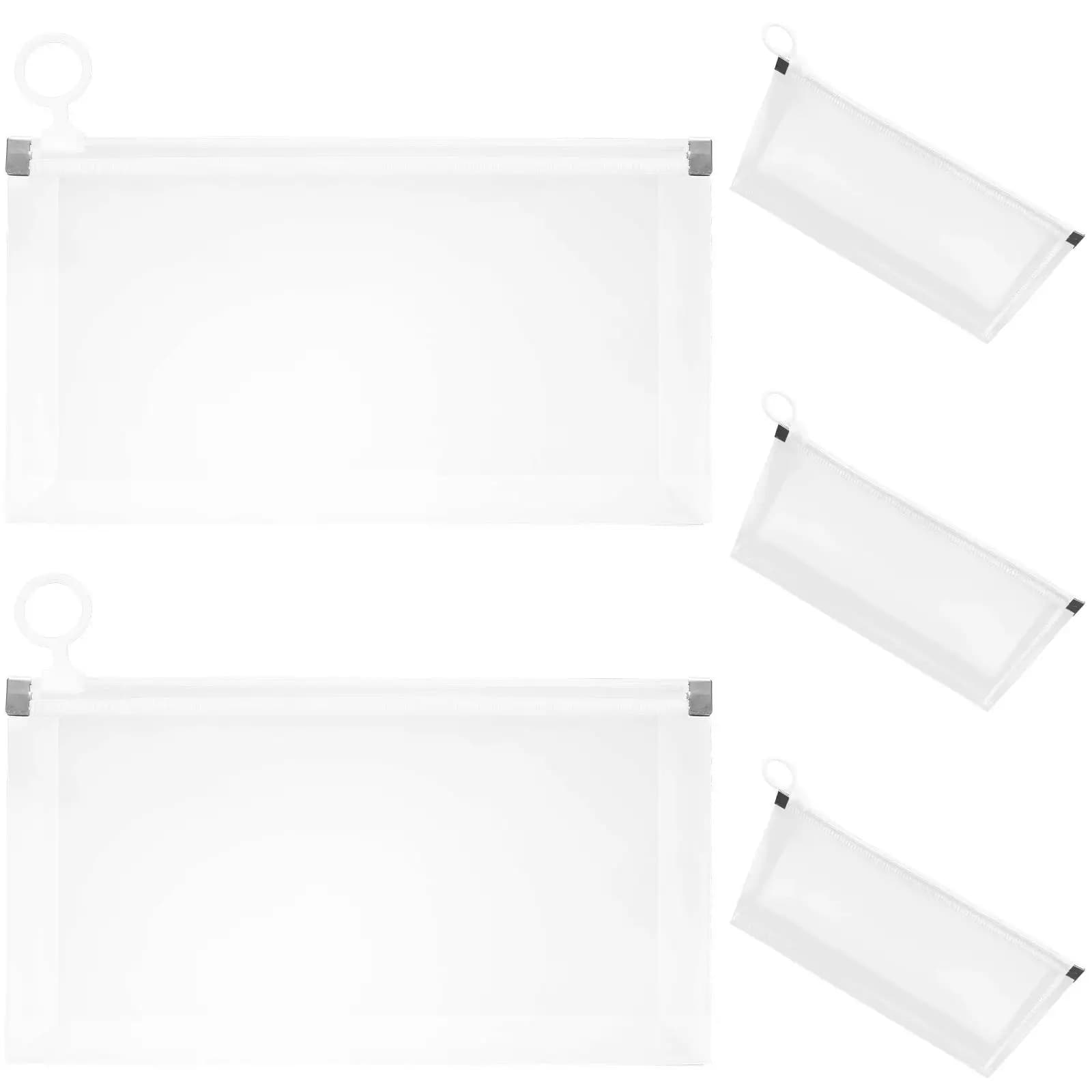 Cartelle di file di grande capacità da 5 pezzi B6 Porta documenti in plastica Forniture per ufficio Conservazione ganizers File scolastici Materiale PP