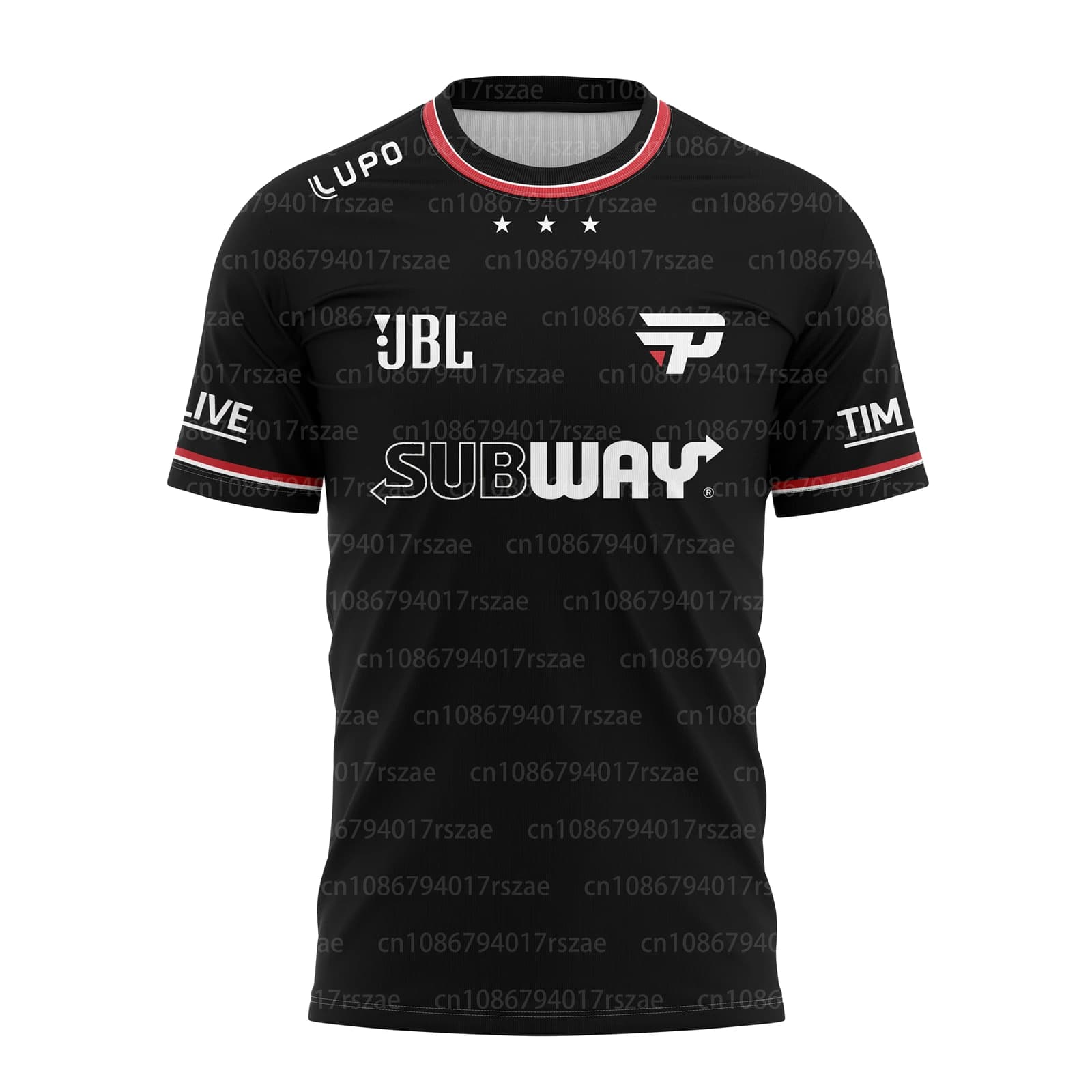 Maglia da uomo per team eSports, uniforme da gaming a manica corta, T-shirt LOL CSGO, T-shirt estiva da uomo alla moda a manica corta, personalizzabile per i fan con ID