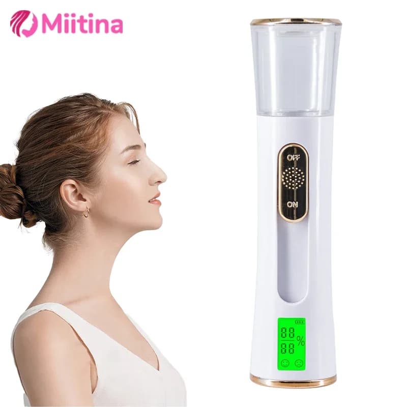 Nano Vapore facciale Mini umidificatore portatile Nano Mister Vapore facciale Spray di bellezza Apparecchio idratante Apparecchio per spruzzo freddo
