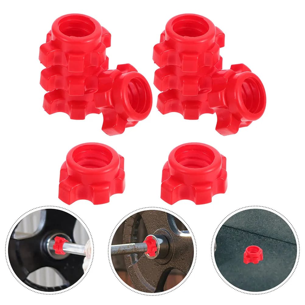 10 Pieces Pesi Stops in Girello for Manubri e Bilancieri, in Serraggio Rapido, Antiscivolo, for Fitness Training in the Home Gym and Sport