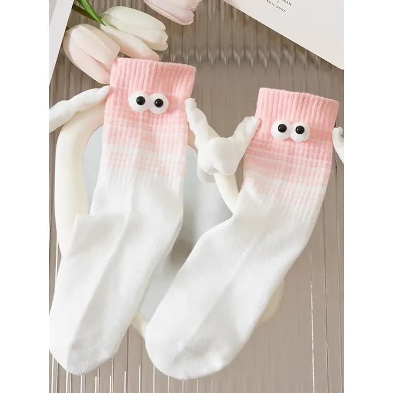 2/5 Paia di Calzini Magnetici Colored with Hands, Fashion Socks for Men and Women, Birthday Gift 2026