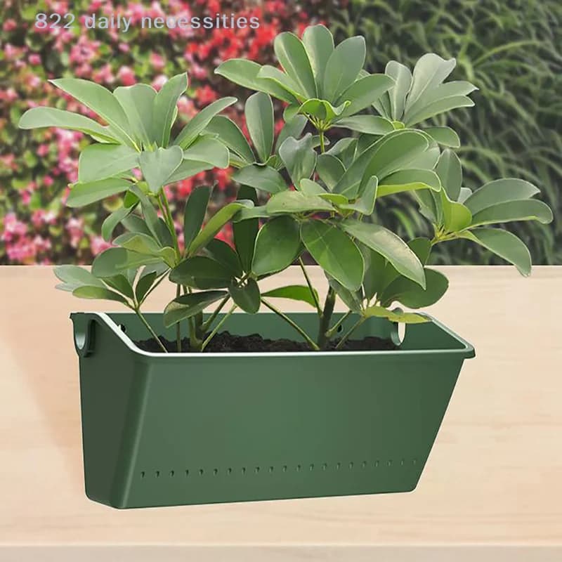 Vaso da giardino per piante da esterno, contenitore per fiori, vaso verticale sospeso in plastica, fioriera tridimensionale combinata.