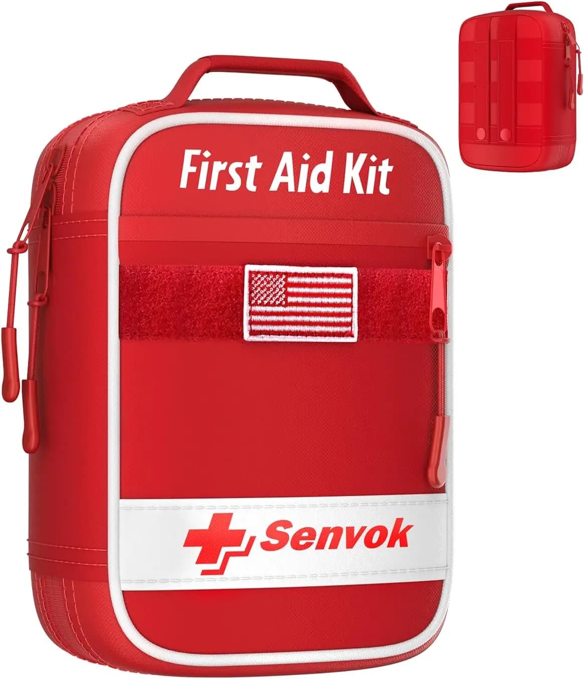 Kit di Pronto Soccorso da 121 Pezzi per Auto, Casa e Viaggio - Attrezzatura di Sopravvivenza Compatta con Design Impermeabile