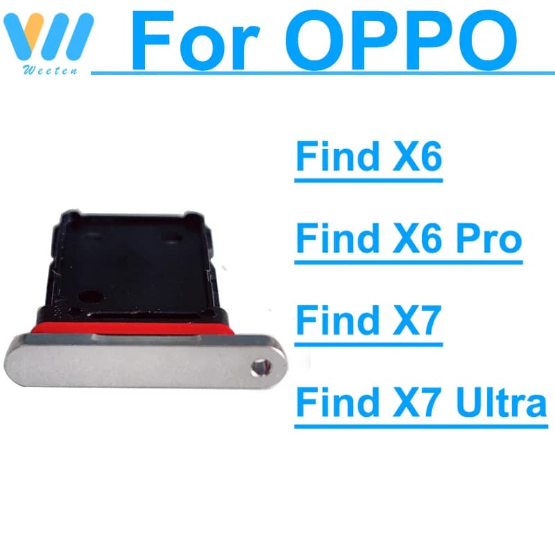 Vassoio porta SIM di ricambio per OPPO Find X6, X6 Pro, Find X7, X7 Ultra