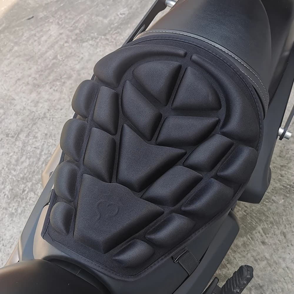 Motorcycle Seat Bearing 3D Shock Absorption Seat Bearing Water Resistant Seat Bearing Convenient and Breathable Riding Bearing