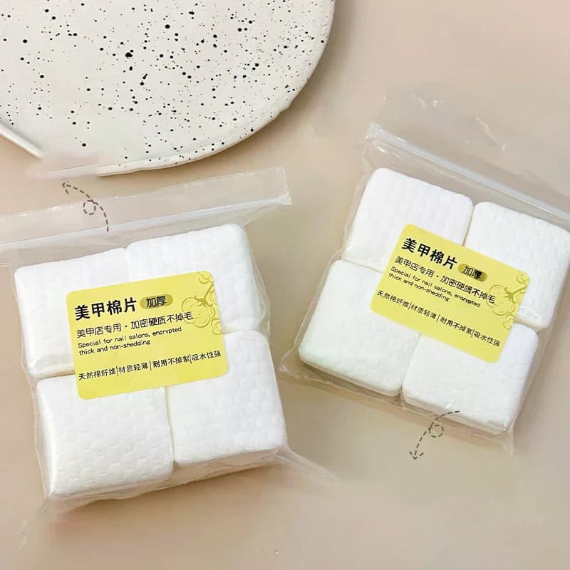 200/500 pcs Professional Inspection Cotton Cloths For Nail Salons Without Nails CottonGel Polish Remover Artistic Nails Cleaning Tools