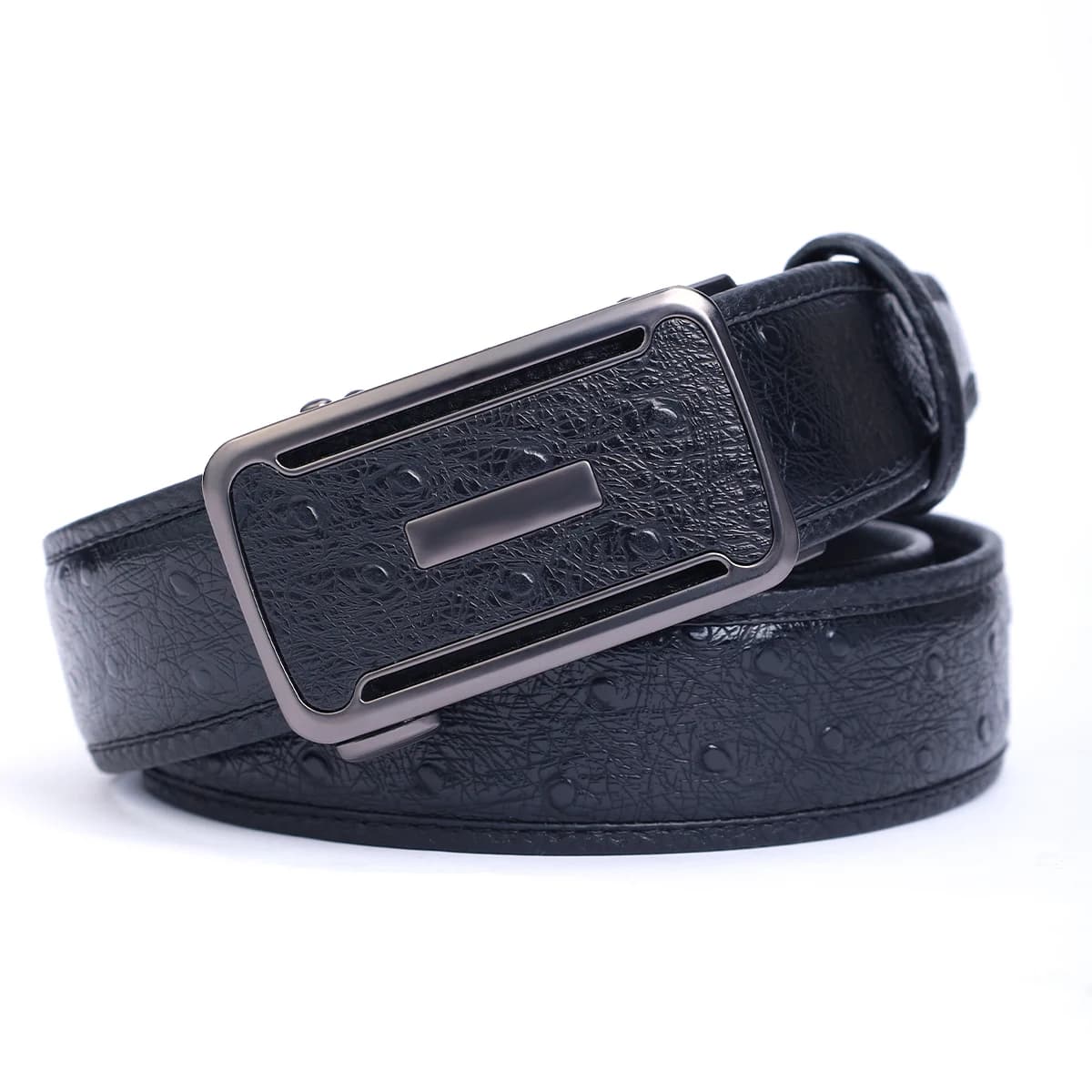New Men's Universal Automatic Belt, Fashion Belt, Versatile Casual Business Waistband, Wide Leather Belt for All Occasions, Styl