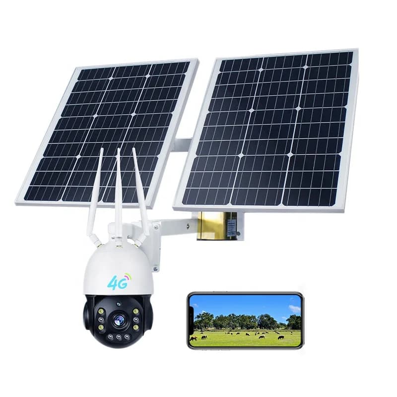Kit generatore di pannelli solari a doppia rete pieghevole da 120 W 60 A Sistema solare di energia fotovoltaica per telecamera di sicurezza
