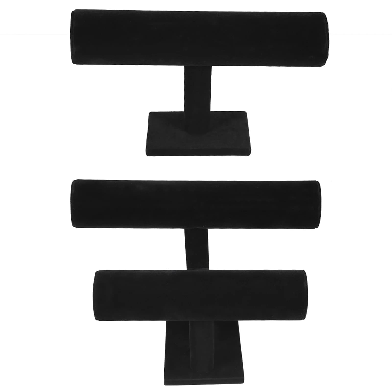 2Types Jewelry T Bar Stand Jewellery Necklace Watch Bracelet Display Organizer Rack Holder Jewelry Stand Bracelet Display Stand