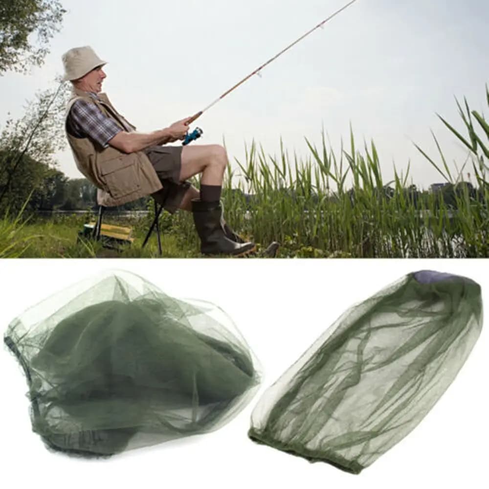 Cappello Estivo Unisex con Rete Protettiva Antizanzare per Viso e Testa, Ideale per Pesca