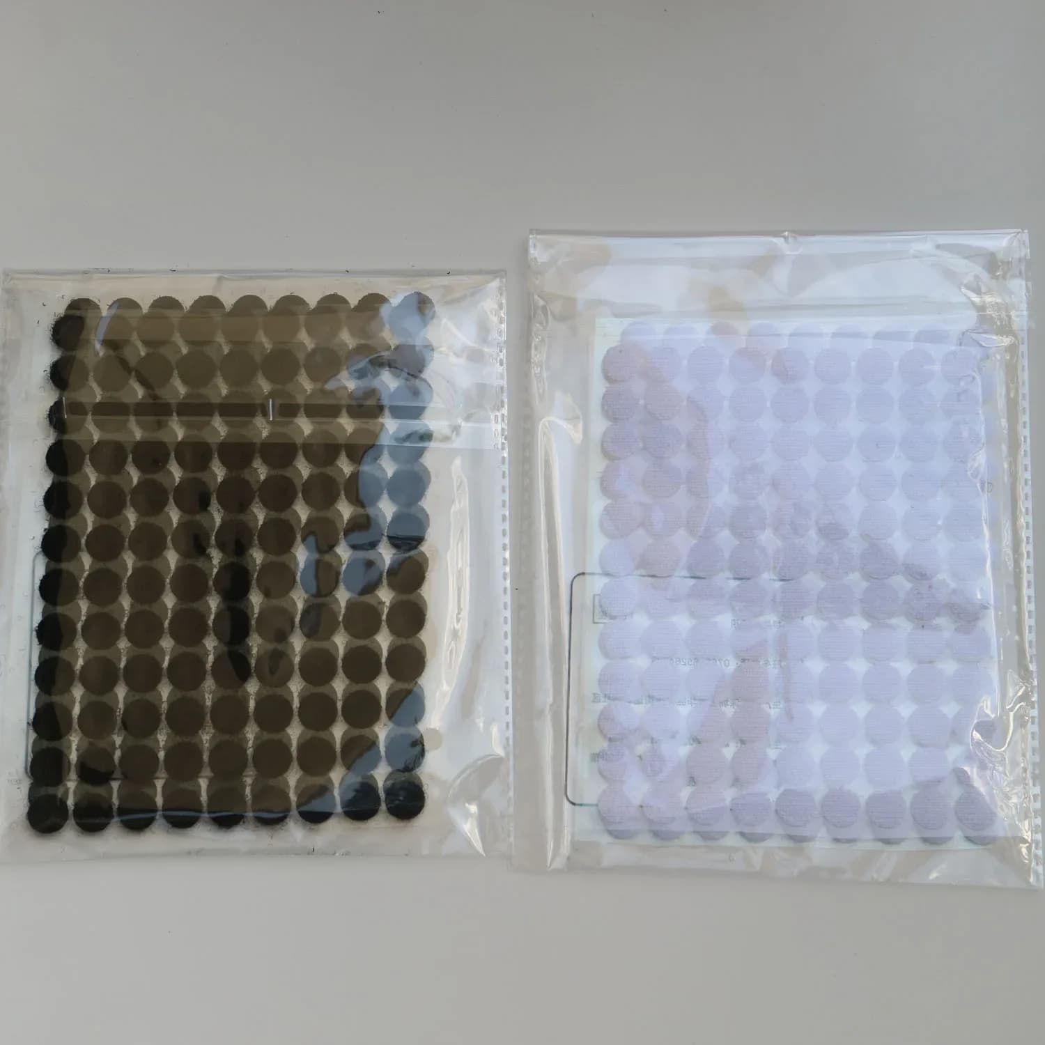 1 cm/2 cm di diametro Tessuto di Nylon Appiccicoso Indietro Monete Rotonde Gancio e Anello di Fissaggio Autoadesivo Punti Nastri gancio nastro ad anello