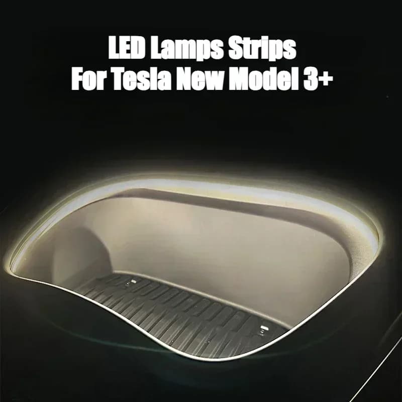 Lampade a LED Strisce per Tesla Nuovo Modello 3+ Highland 2024 Baule Anteriore Atmosfera Barra Luminosa Frunk Luce Lampada di Illuminazione Accessori Auto