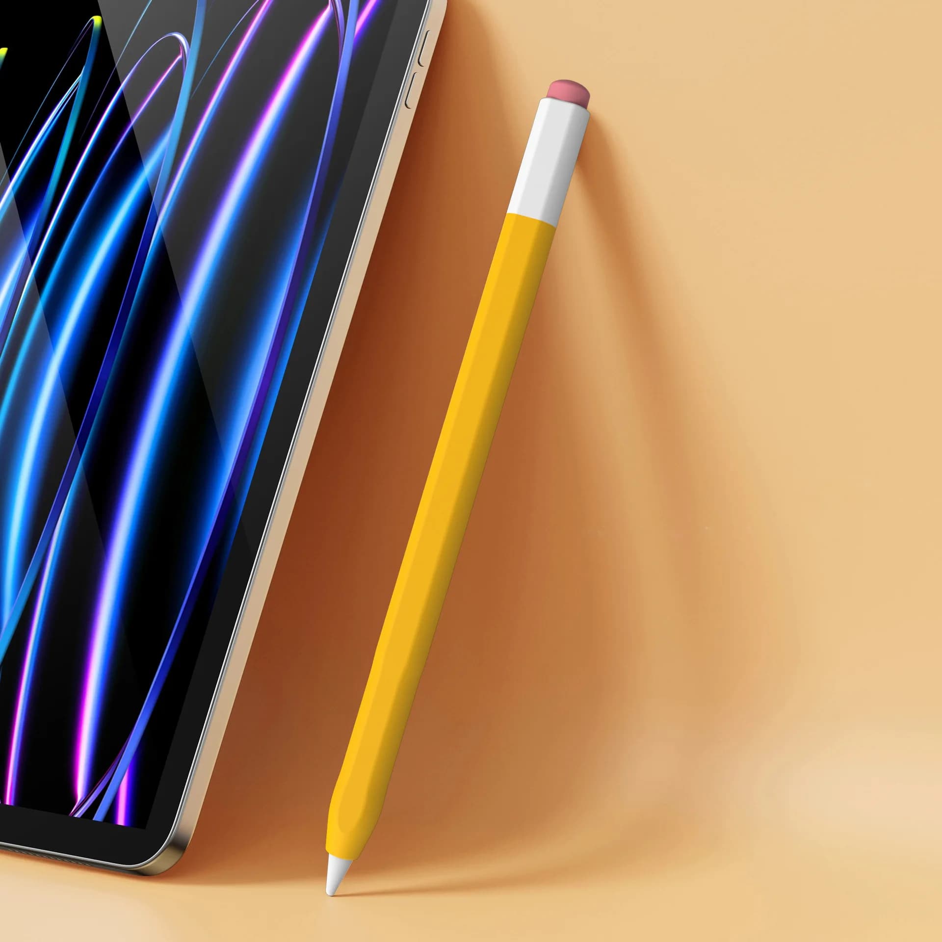 Astuccio per Apple Pencil Pro 2nd Custodia protettiva ultra sottile in morbido silicone abbinato ai colori per iPad Pencil Pro 2nd