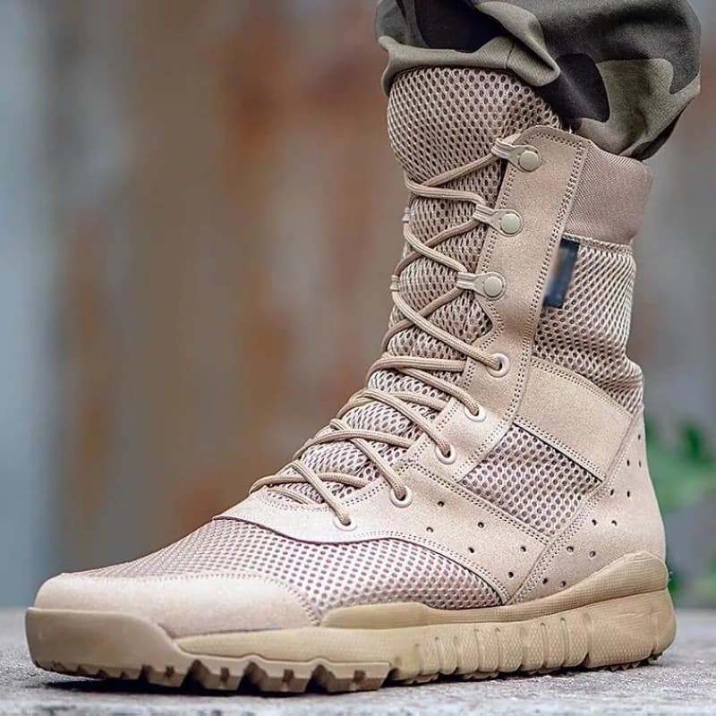 Scarpe da Montagna e Trekking da Uomo 2026, Traspiranti, Leggere, per Escursioni nel Deserto, Stile Militare, Taglie 35-48