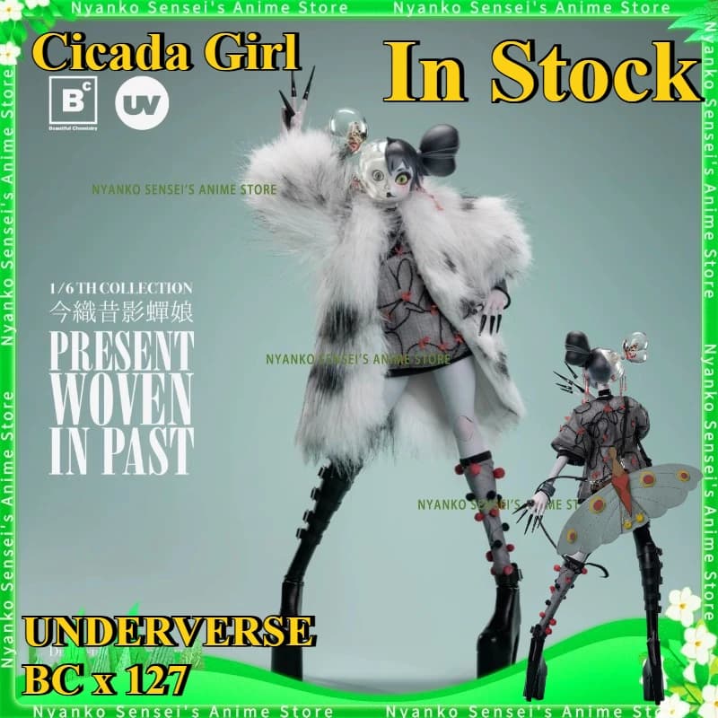 Disponibile UNDERVERSE BC X 127 Passato in Tessuto Capitolo 1 Cicala Ragazza 1/6 Action Figure Modelli Anime Toy Doll Regalo Da Collezione