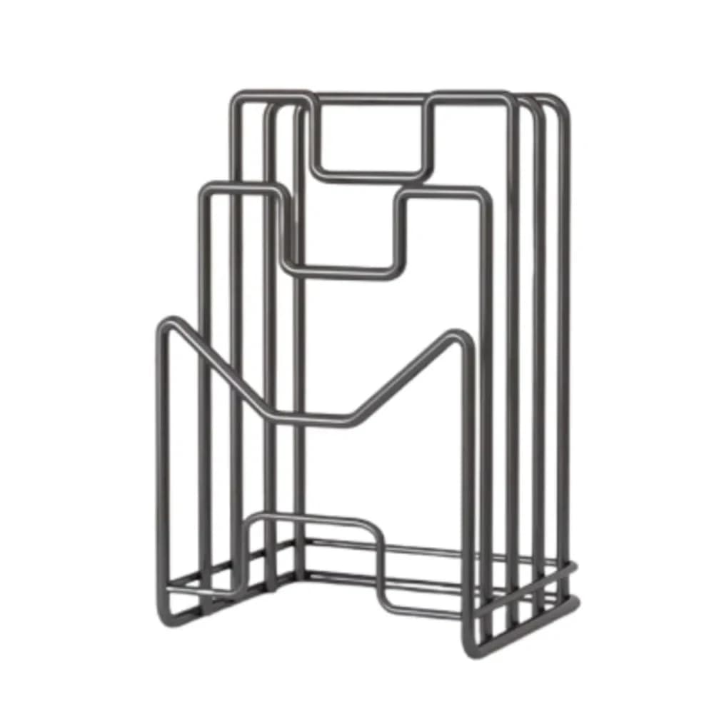 Multi Layer Cutting Board Holder Space Saving Metal Stand Pot Lid Rack Shelf Vertical Iron Art Chopping Board Organizer Plates