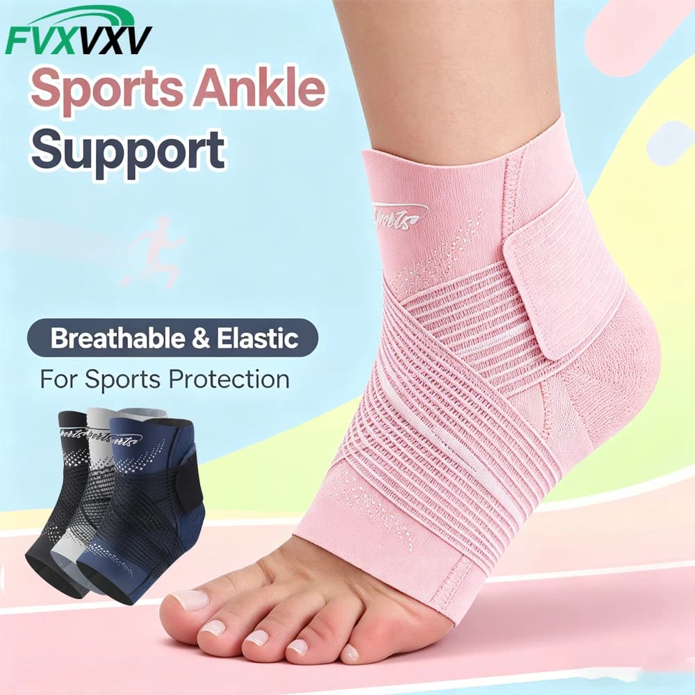 1 Pezzo Supporto per Caviglia Regolabile per Uomo e Donna, Fascia Compressiva per Caviglia, Stabilizzatore per Caviglia