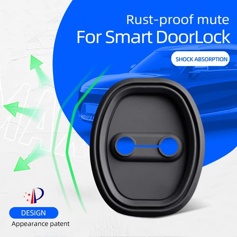 Silica Gel Door lock Case Car Door Lock Cover Door Check Arm Protector Cover For Smart #1 #3 #5 #6