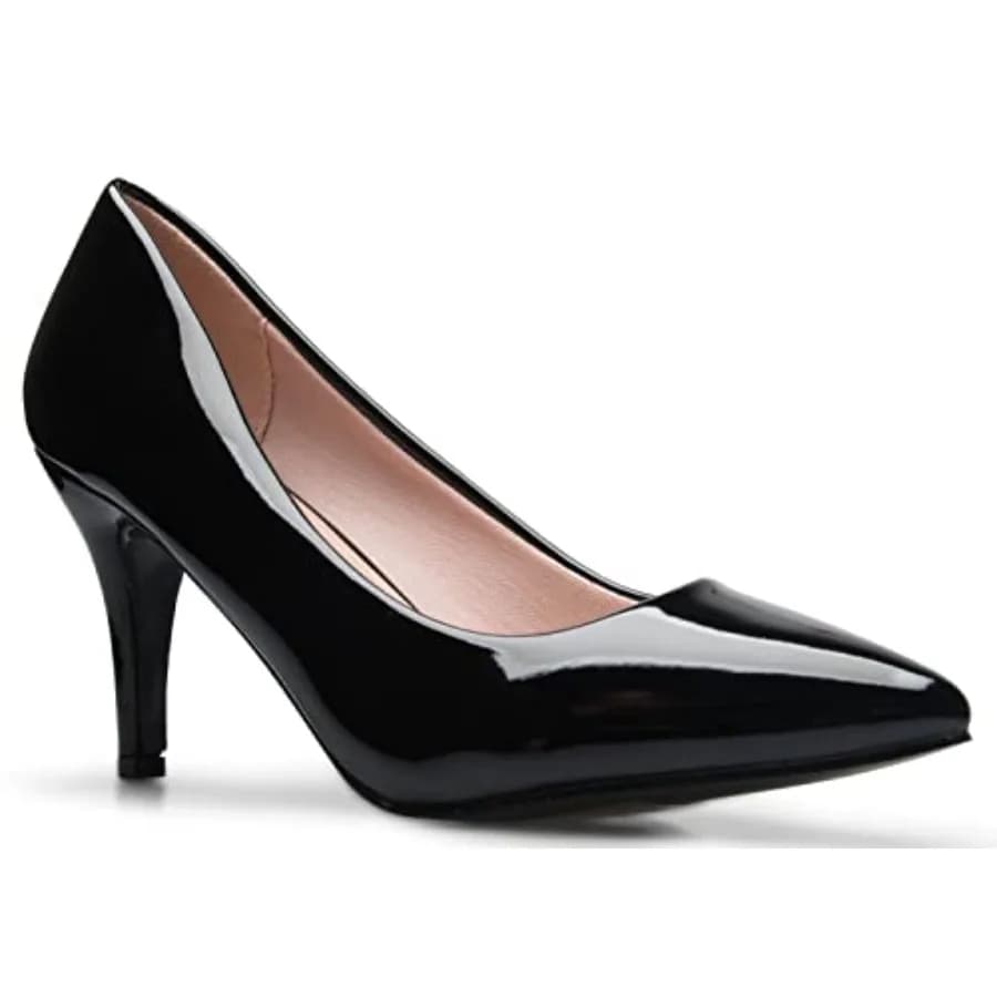 Scarpe da Donna Olivia K Classiche D'Orsay con Punta Chiusa e Tacco Medio a Stiletto, per Cerimonie, Lavoro, Feste, Comode e Casual