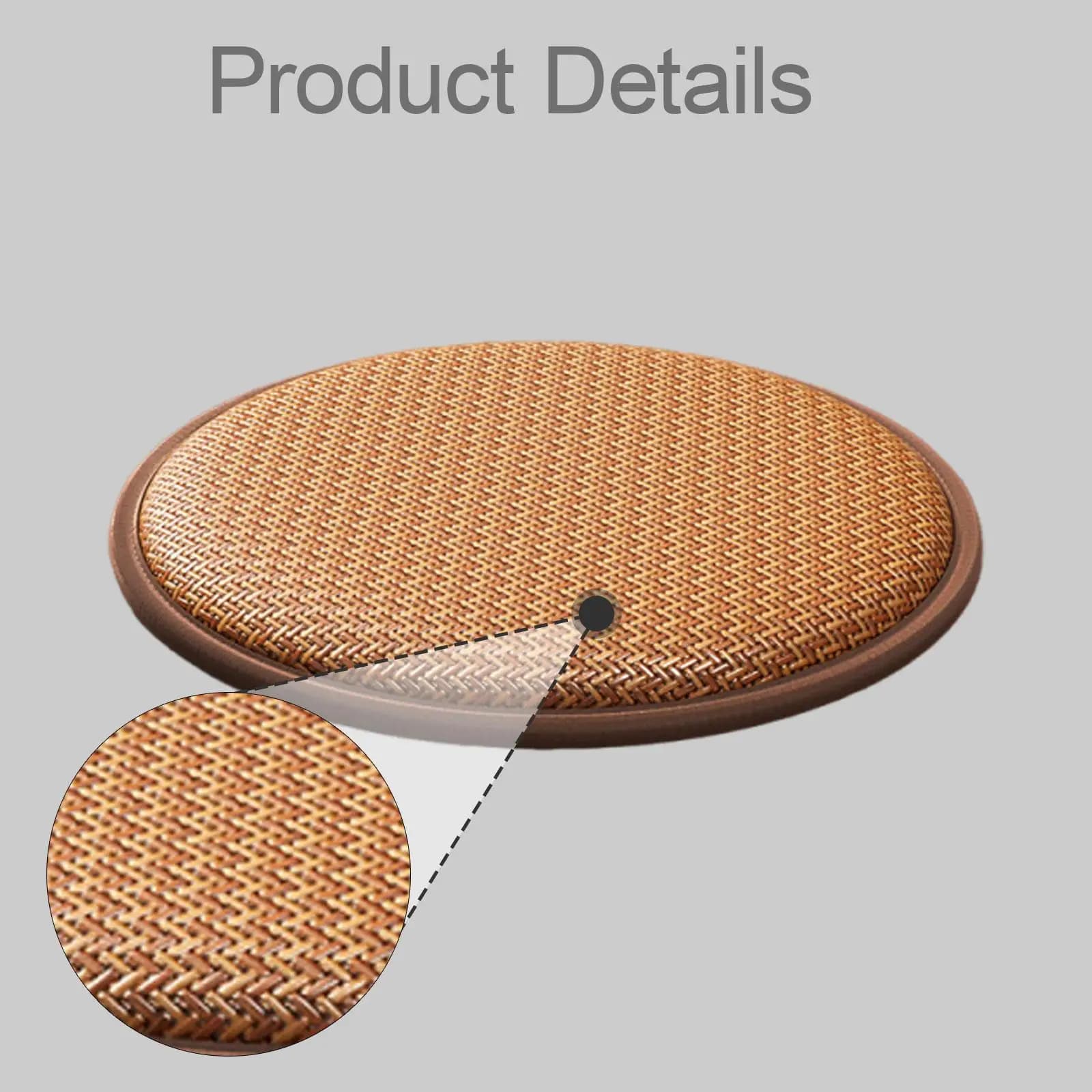 Practical Meditation Mat Nonslip Cushion Mat Portable Blended Fabric for Yoga Lounge Fitness and Meditation Use