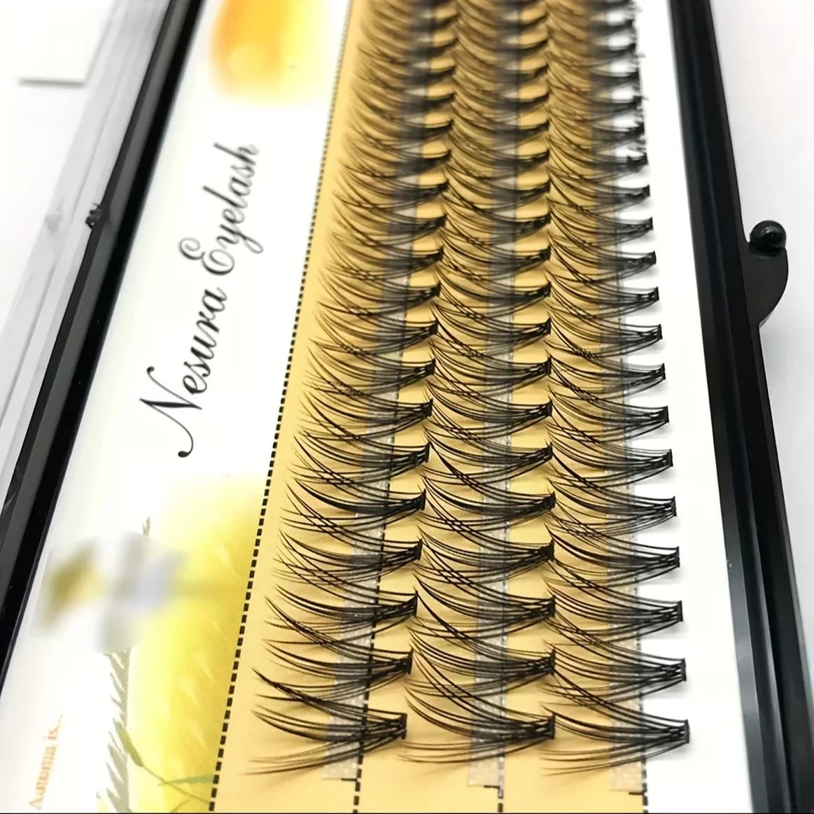 1 SCATOLA (60 bunches), 10D 0.07C 8/9/10/11/12/13/14MM, strainer for extension eyelashes, product for make-up single-grape fake eyelashes
