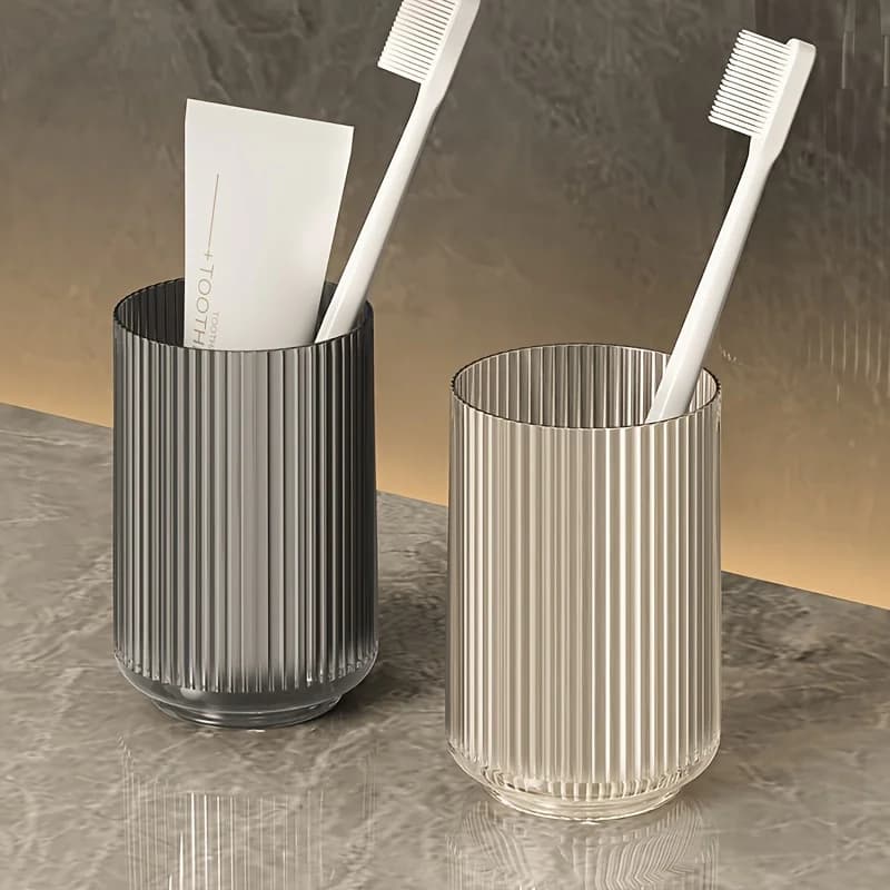 Toothbrush holder - Bathroom storage box, featuring a vertical raised design, providing a hygienic toothbrush storage function