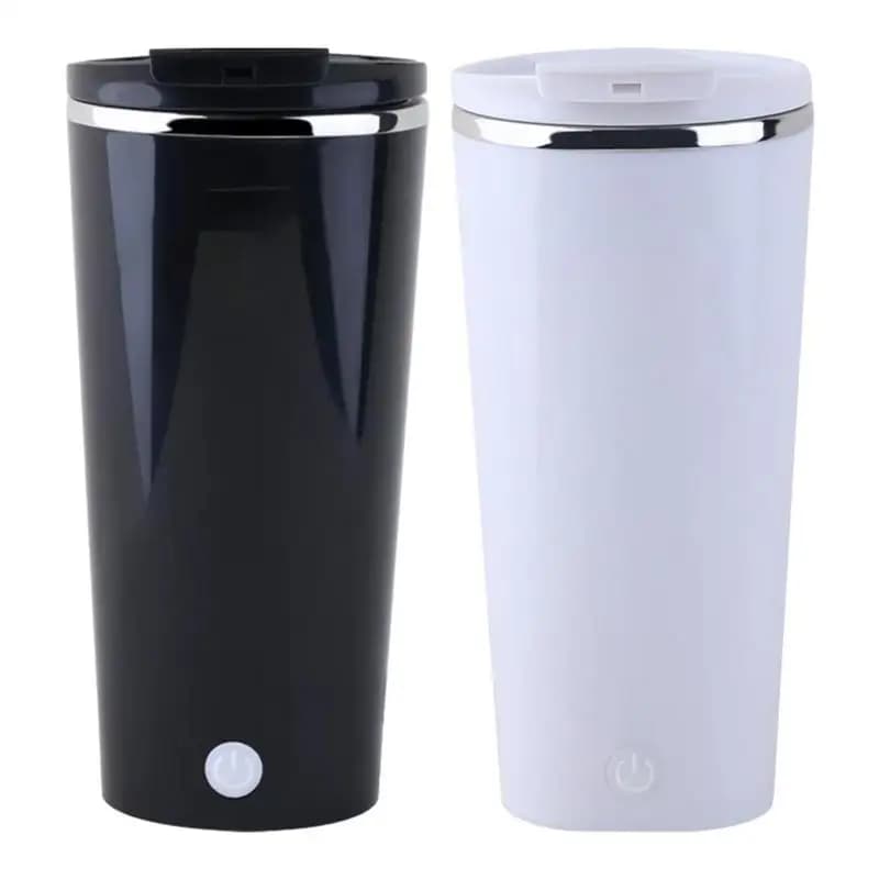 Magnetic Cup with Automatic Swinging USB Magnetic Cup Stainless Steel 304 Smart Coffee Milk Mixer Shaking Cup Thermal Bottle Water Bottle Gift