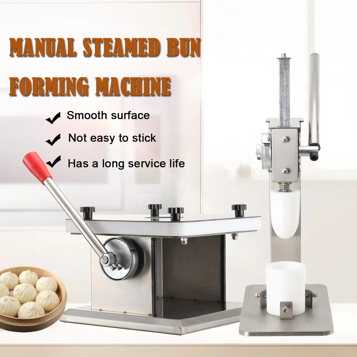 Baozi Maker Macchina manuale per la formatura di panini Macchina per fare Baozi altamente efficiente nella mensa Ristorante per uso domestico e commerciale