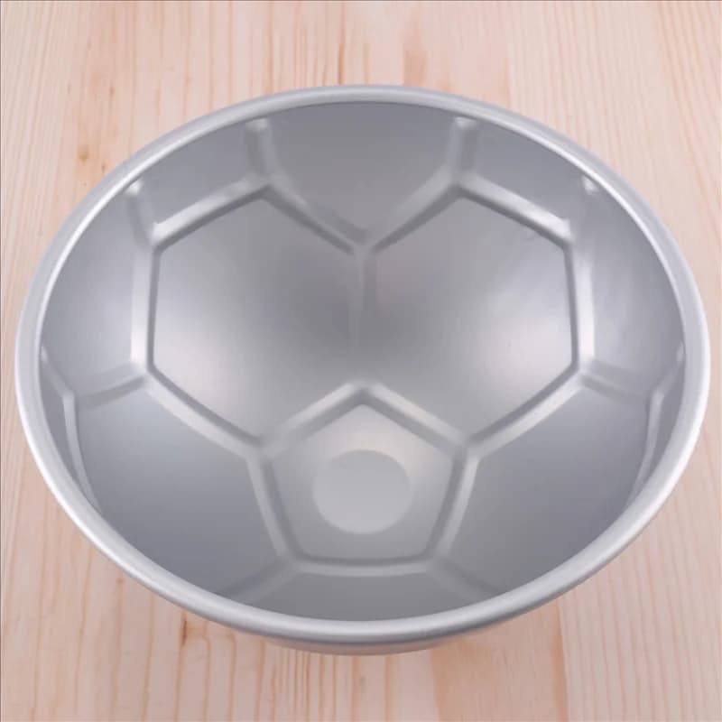 A74U 1 PZ 3D semicircular ball shape football cake mold aluminum alloy 8 inch thickening