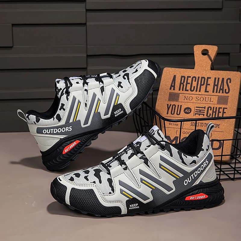 Men's Cycling Shoes Outdoor Waterproof Hiking Shoes Non-slip Hiking Camping Shoes Outdoor Hunting Tactical Training Shoes