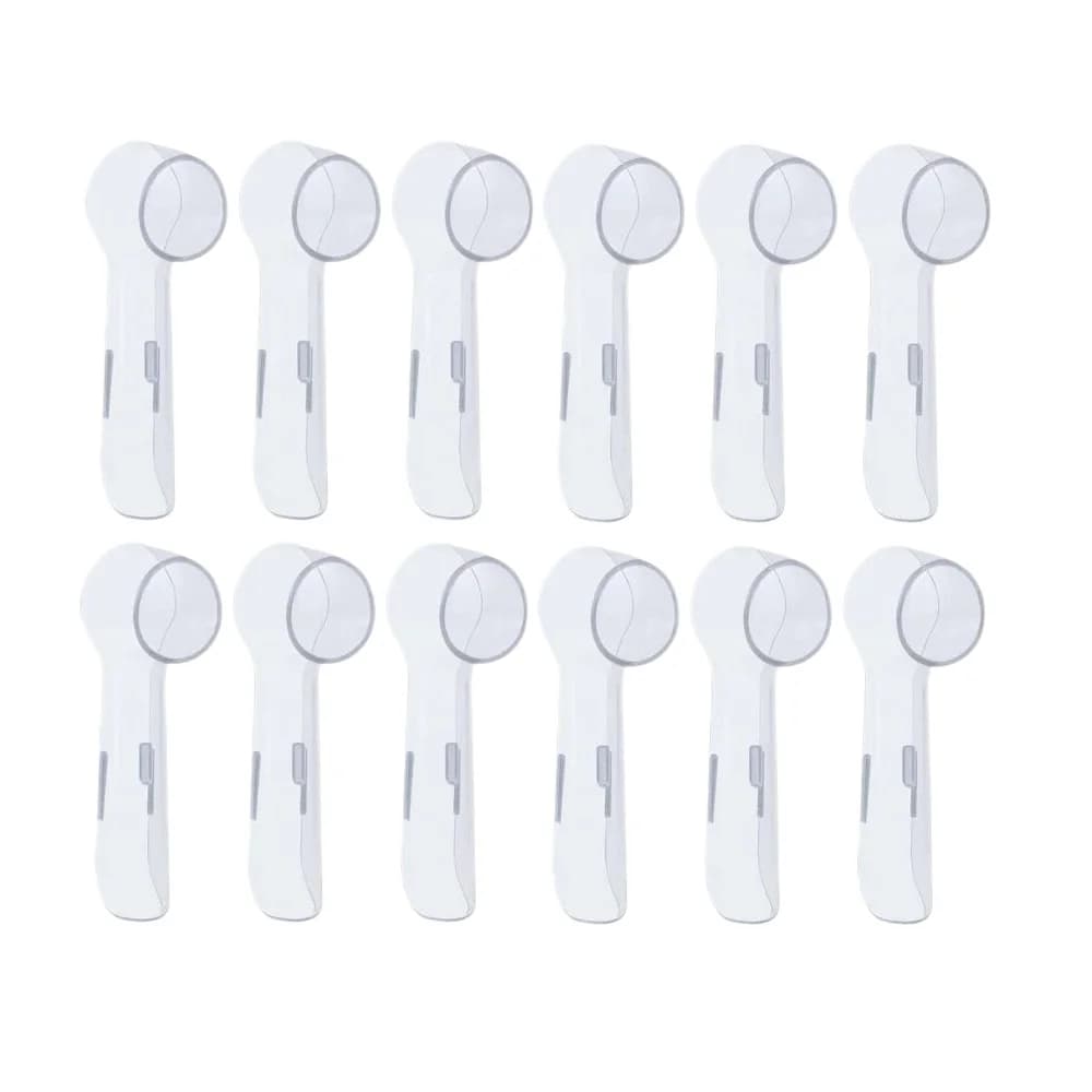 6/12Pc for Oral B Protective Toothbrush Heads Braun Cover Support for Support Electric Toothbrush Heads Clean Travel Case
