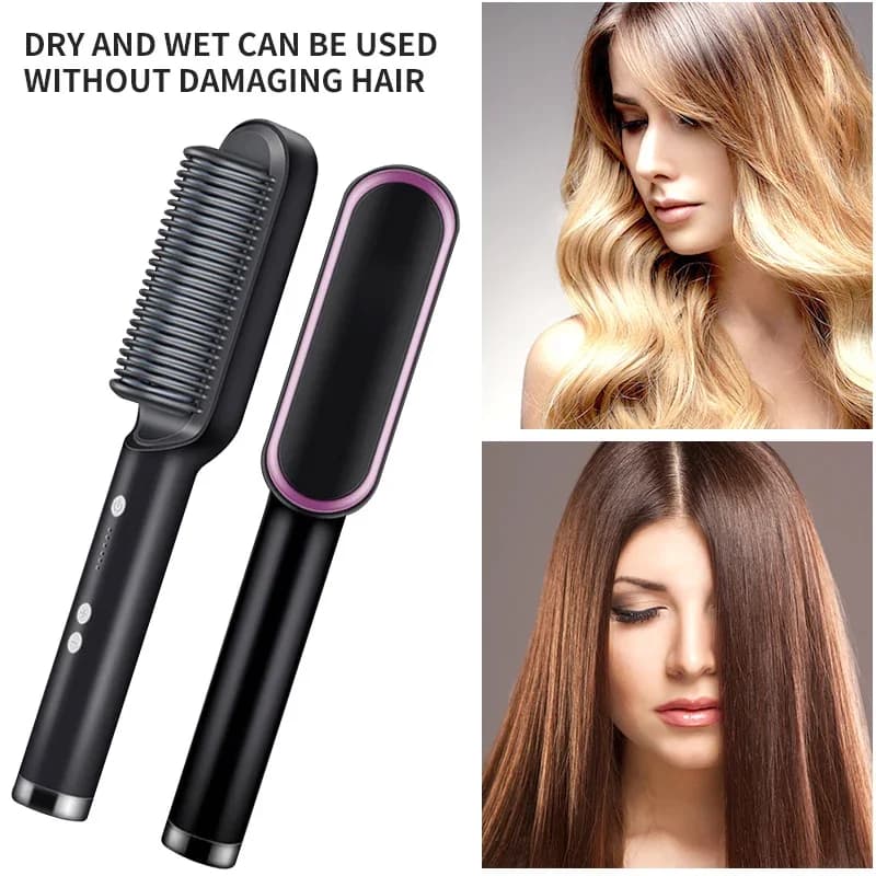 Hair Plate Professional Electric Hair Plate for Quick Heating Hot Comb Hair Plate Personal Care Multifunction Hairstyle Brush