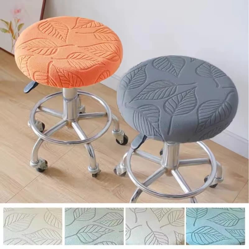 Bar Seat Case Swivel Chair Cover Seat Cover Round Stool Cover For Swivel Chairs Or Barstools Breathable Stretch Seat Slipcover